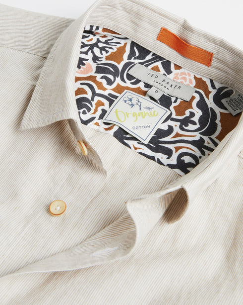 <P Class="Description">Keep It Cool Yet Sophisticated With The Teryaki Micro Stripe Shirt. With Its Classic Fit And Stylis...